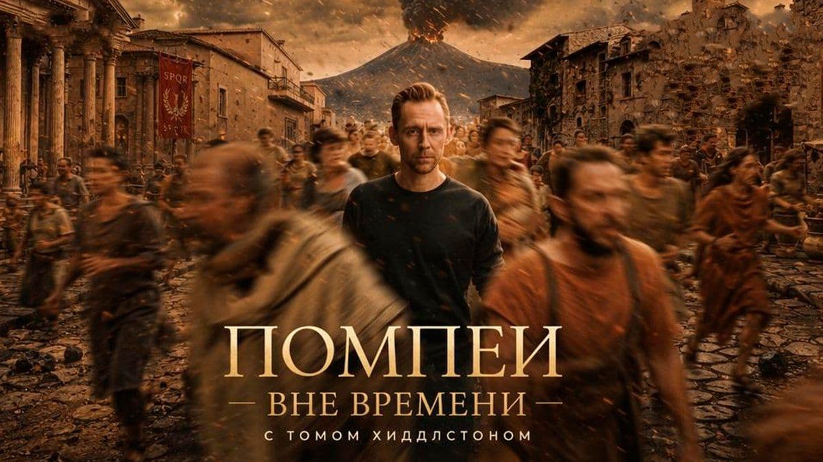 Помпеи: Вне времени с Томом Хиддлстоном мини-сериал постер